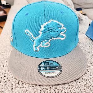 Detroit Lions New Era Blue Snapback